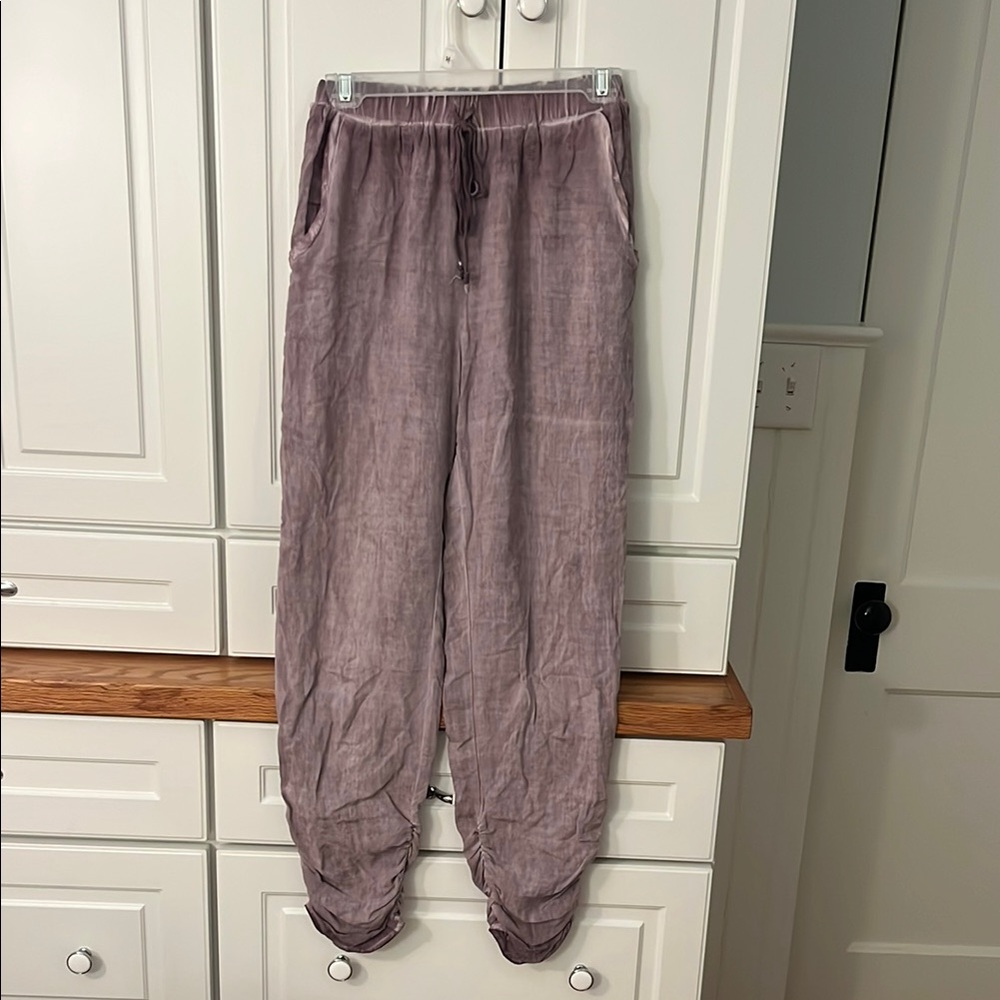 Women’s Purple Flowy Pants